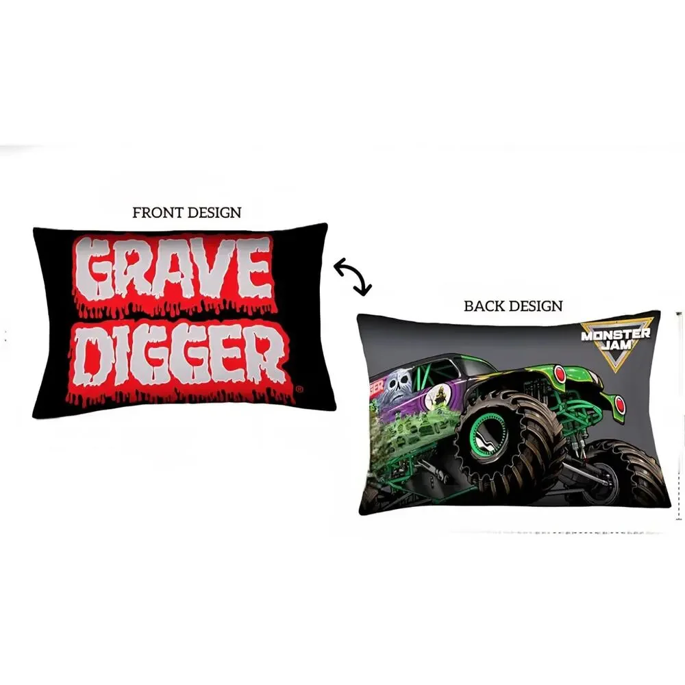 2 Monster Jam Grave Digger Pillowcase Standard Size Bedding Home Decor